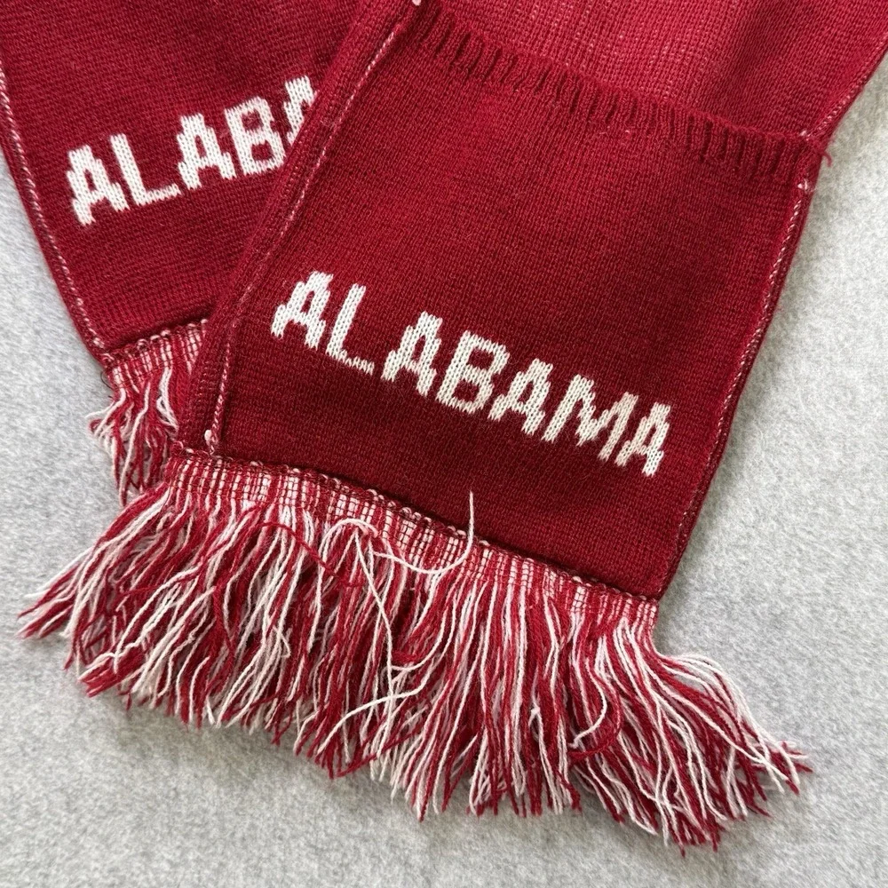 Alabama Crimson Tide Hooded‎ Scarf Combo Built-In Mittens Roll Tide